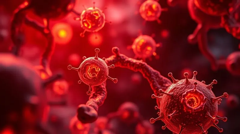 Photorealistic depiction of metabolic pathways at a cellular level, with glowing molecules of vitamin C interacting with fat cells, all within a vibrant, dynamic biological environment. cinematic lighting, sharp focus, depth of field, 8K, shot on a high-end DSLR.